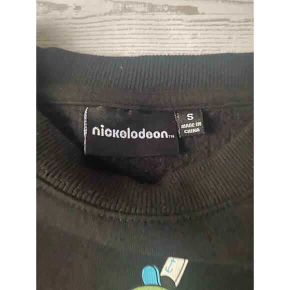 Nickelodeon SpongeBob SquarePants Graphic Sweatshirt Black Crewneck Small - Picture 4 of 8